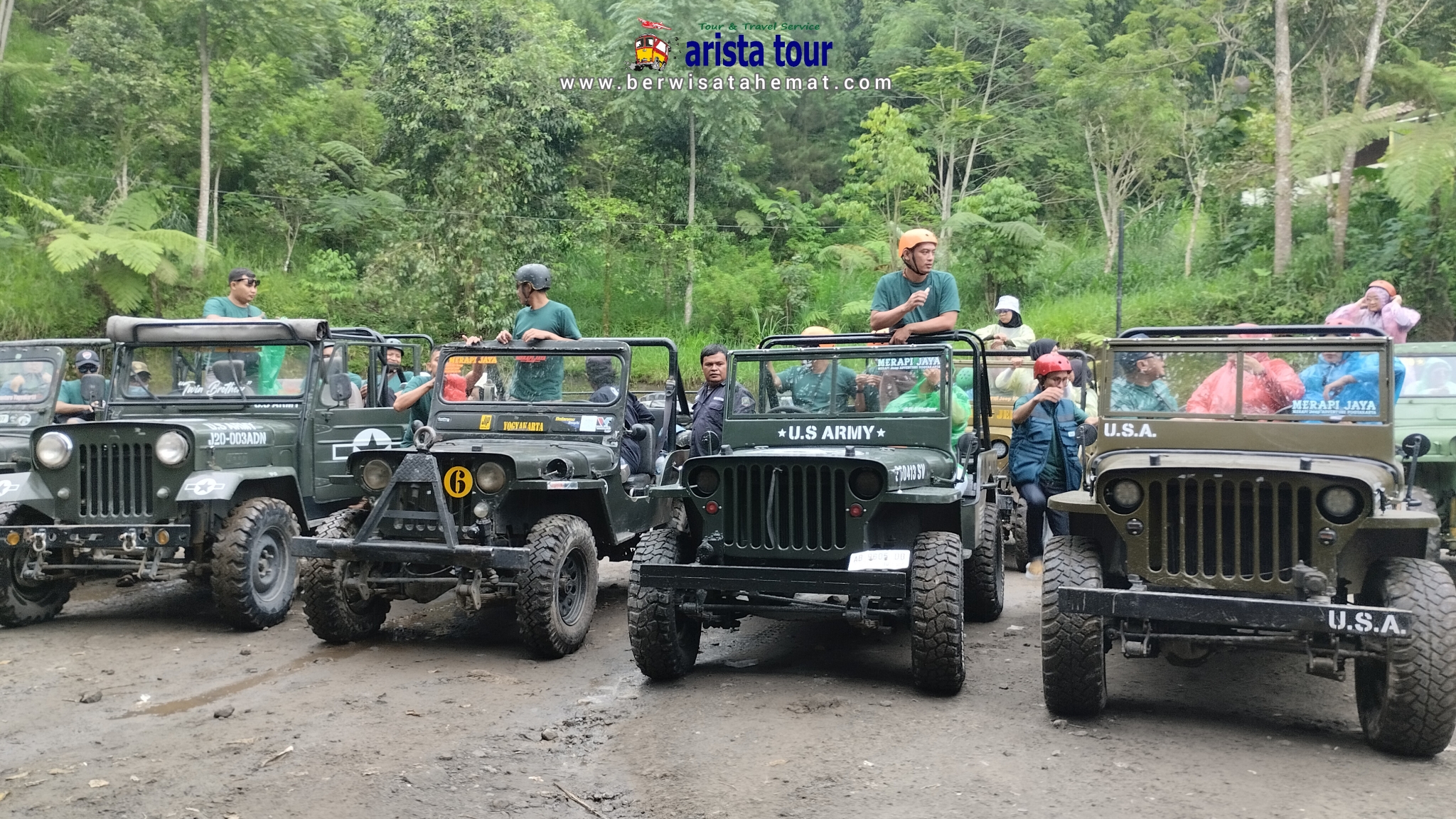 Paket Wisata Jogja Tour dari Bandung - Jeep Merapi Adventure